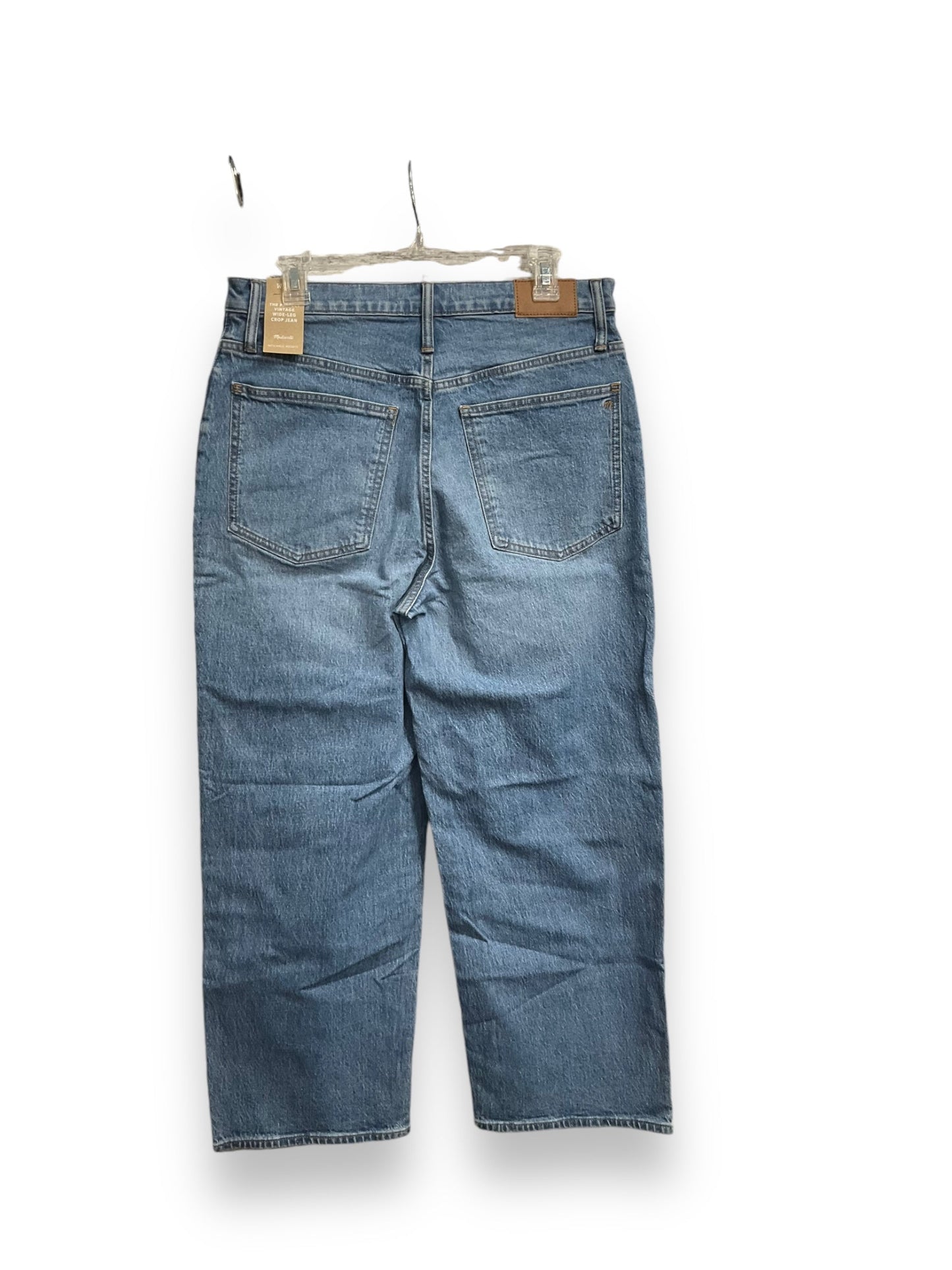 Jeans Straight By Madewell In Blue Denim, Size: 10