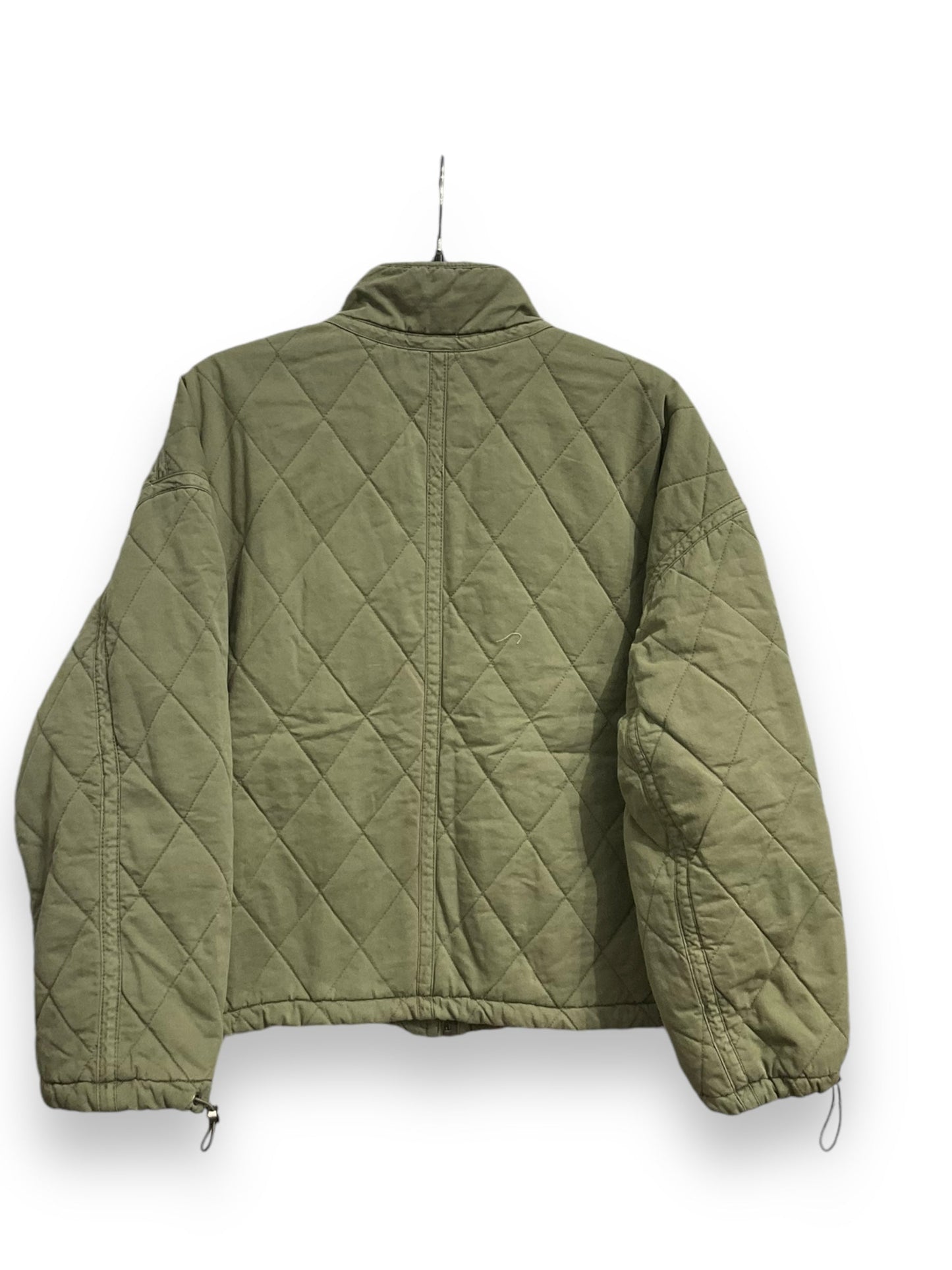 Jacket Puffer & Quilted By Lucky Brand In Green, Size: L