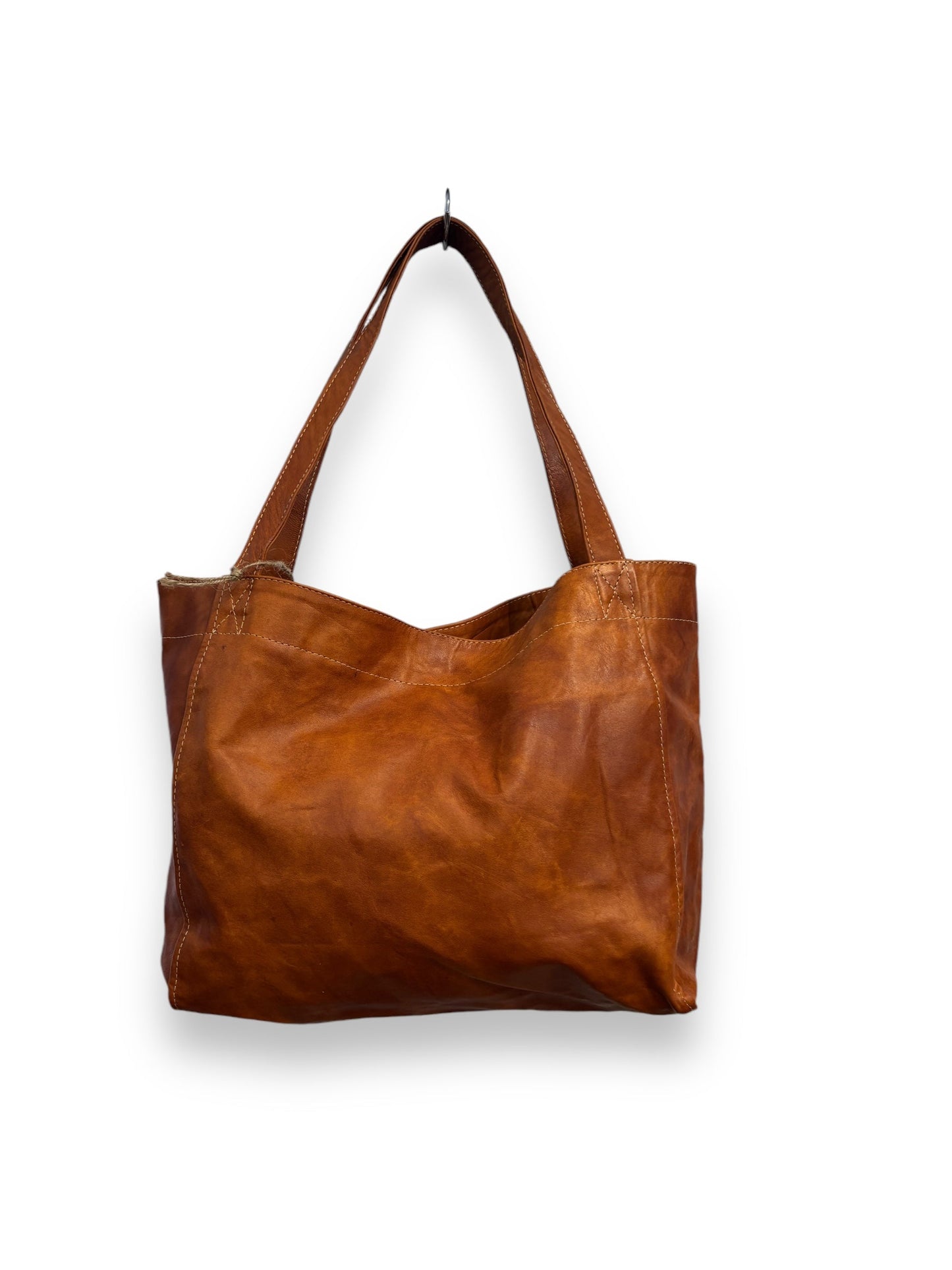 Tote Leather By Cma, Size: Medium