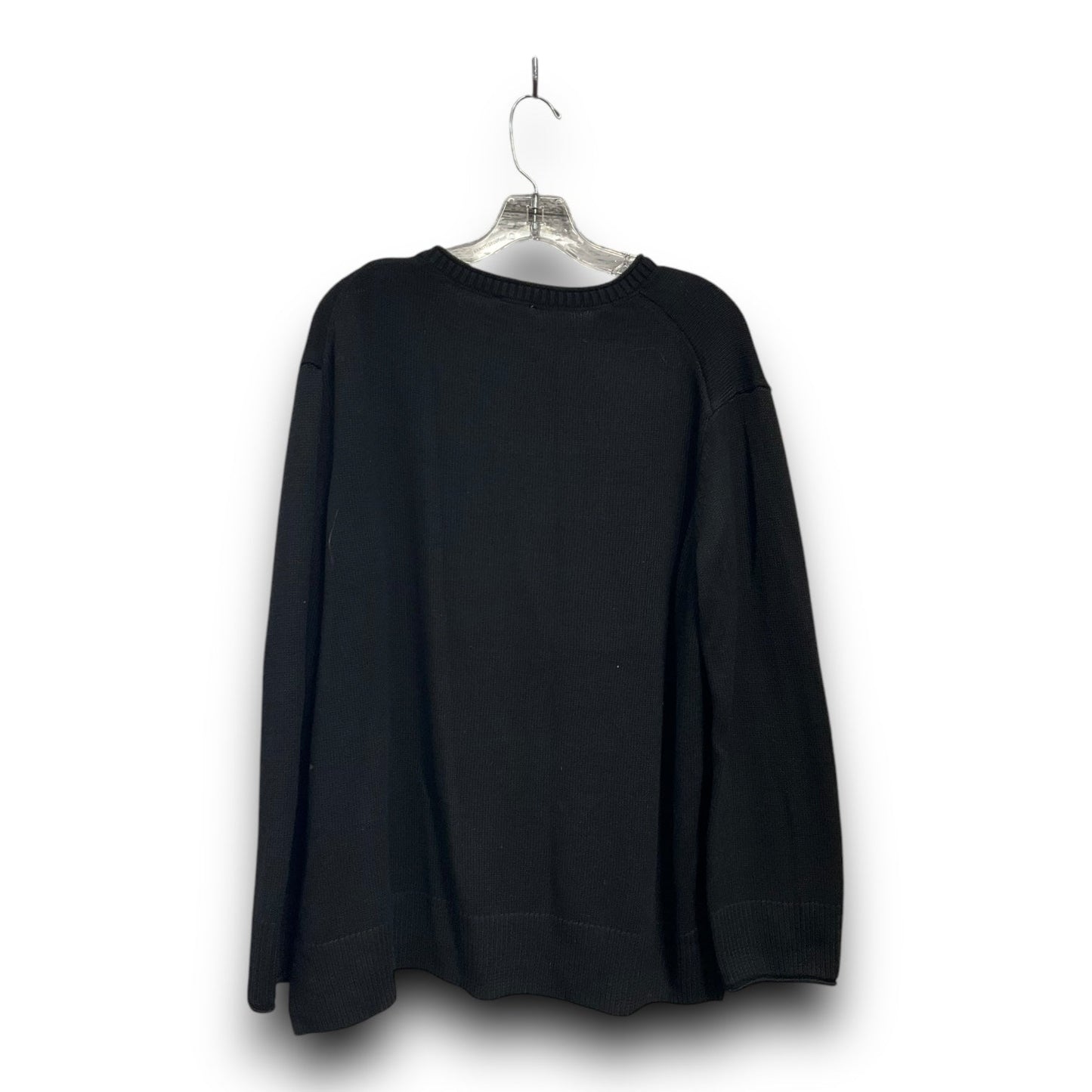 Sweater By Ella Moss In Black, Size: Xl