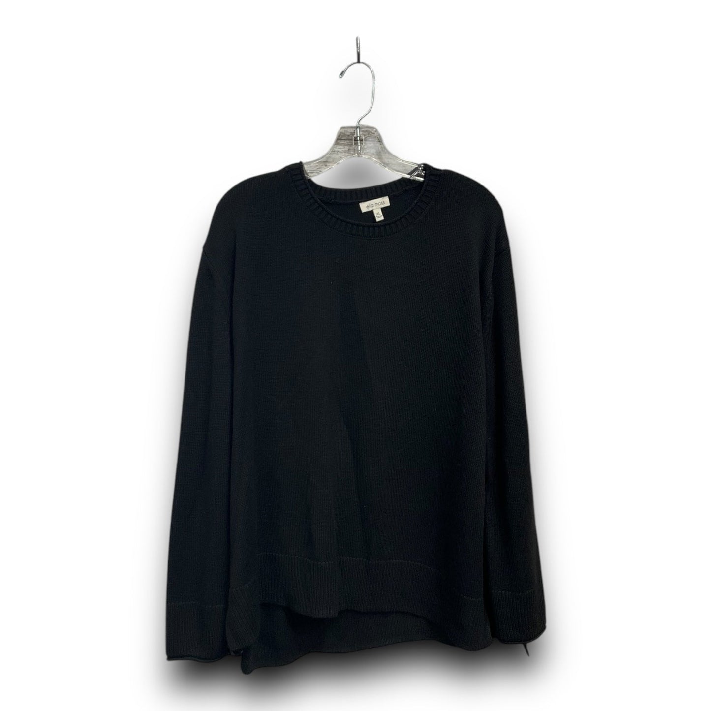 Sweater By Ella Moss In Black, Size: Xl