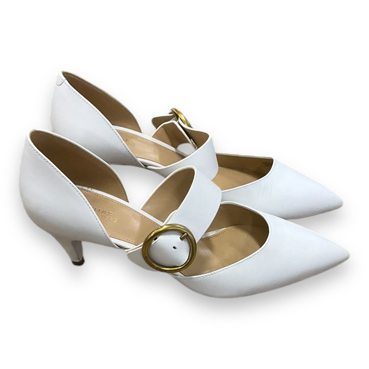 Shoes Heels Kitten By Michael By Michael Kors In Cream, Size: 7