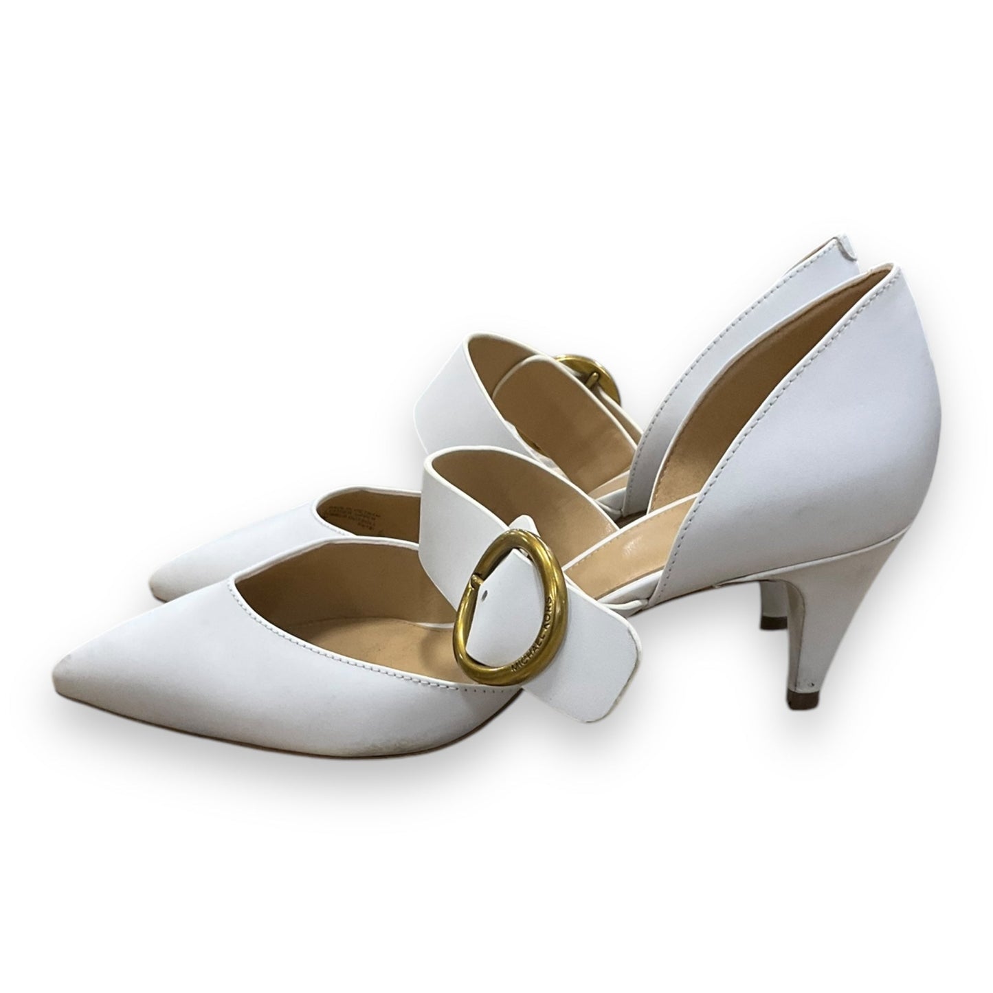 Shoes Heels Kitten By Michael By Michael Kors In Cream, Size: 7