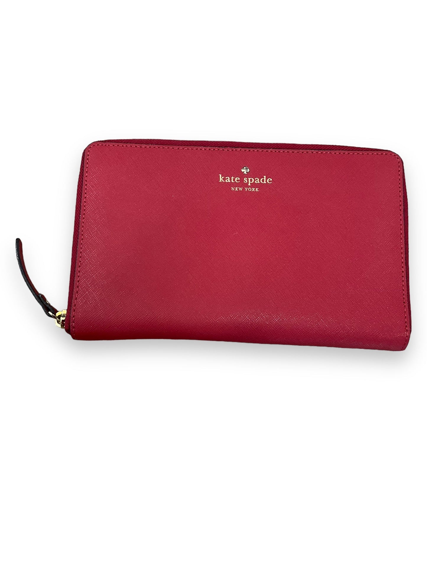 Red Wallet Designer Kate Spade, Size Large