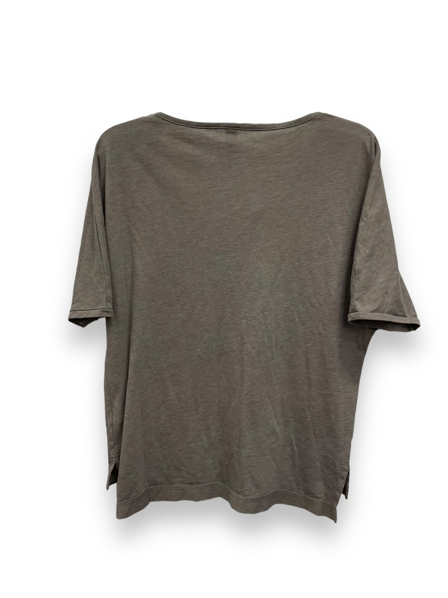 Brown Top Short Sleeve Alternative, Size Xs