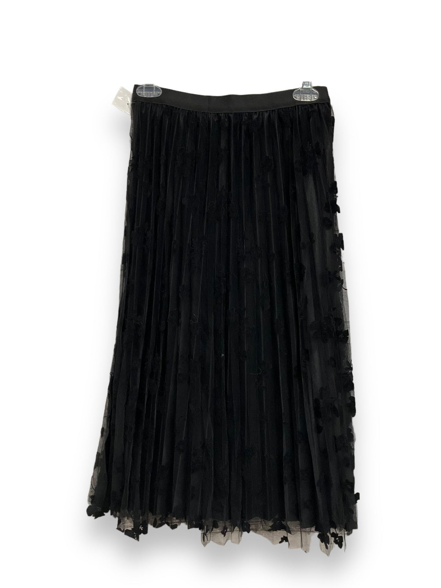 Black Skirt Midi Clothes Mentor, Size S