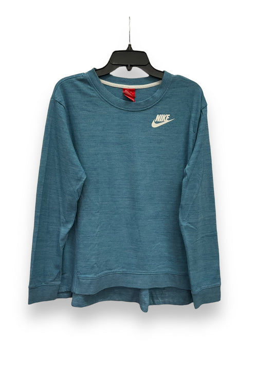 Blue Top Long Sleeve Nike Apparel, Size Xl