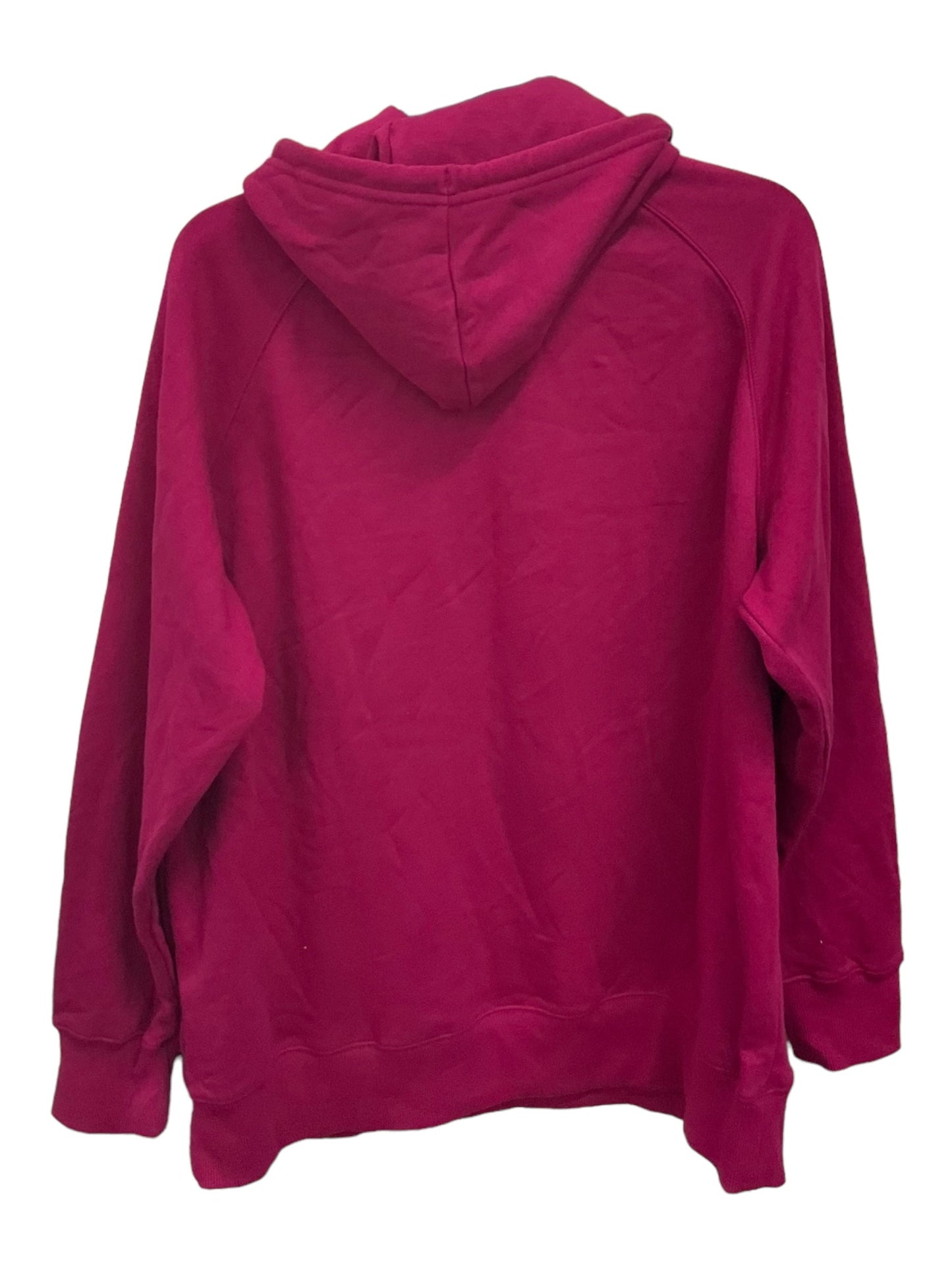 Pink Athletic Top Long Sleeve Hoodie The North Face, Size Xl