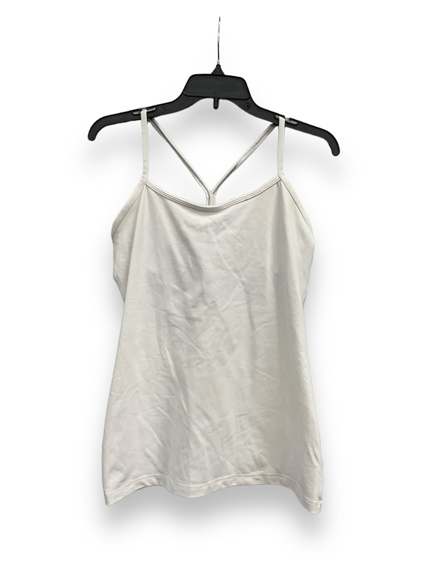 White Athletic Tank Top Lululemon, Size L