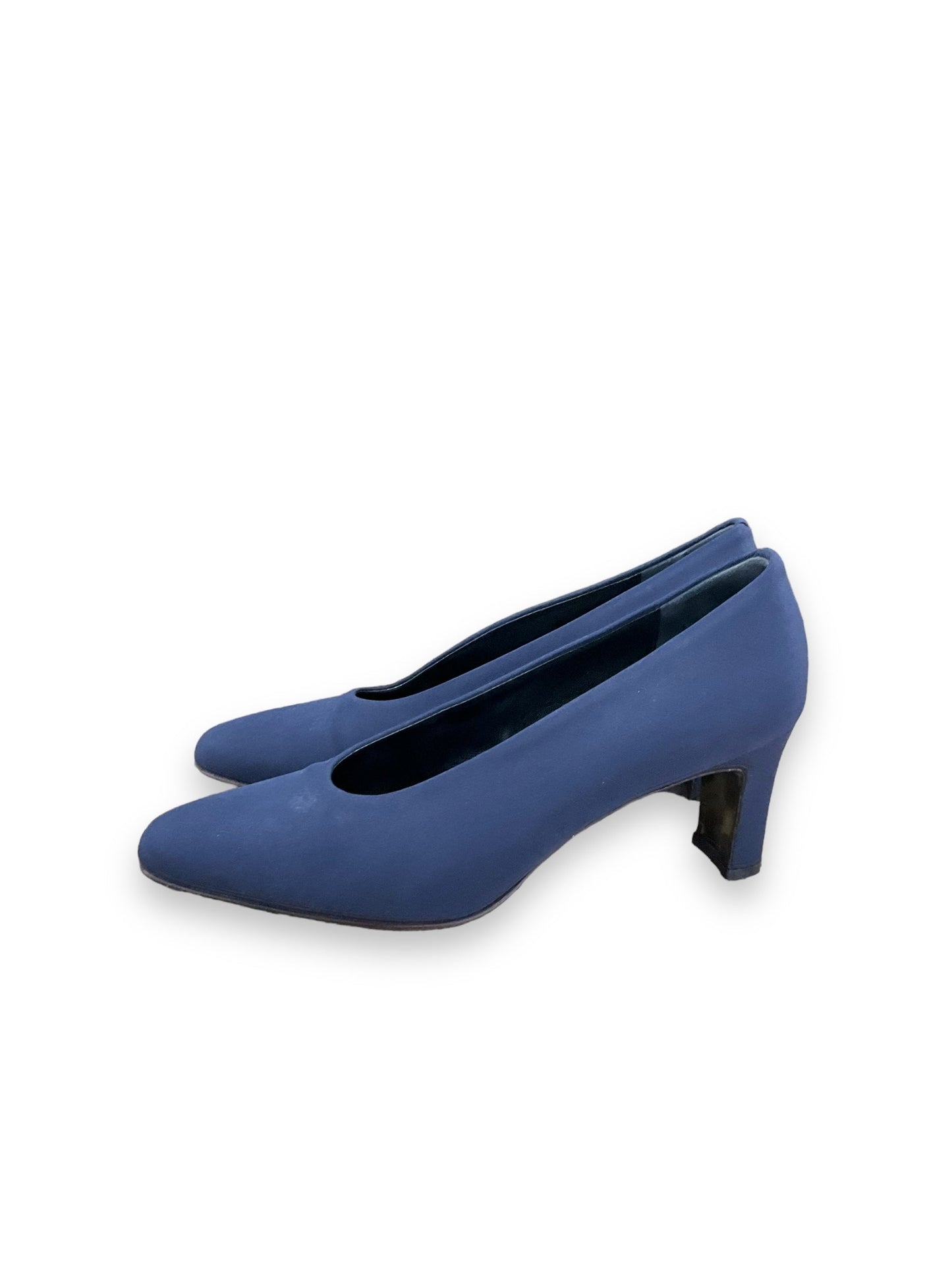 Shoes Heels Block By Amalfi In Navy, Size: 8