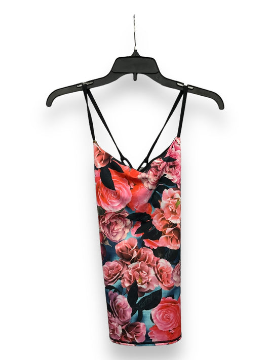 Athletic Tank Top By Lululemon In Floral Print, Size: S