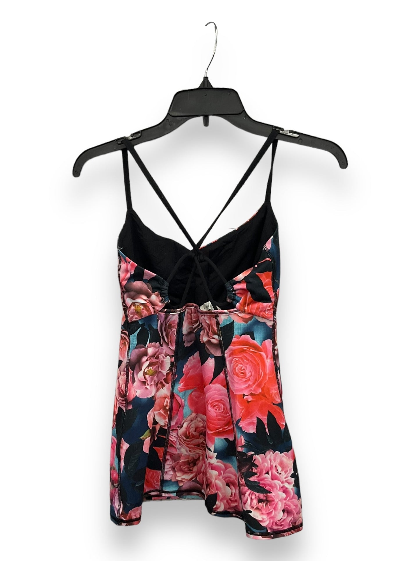 Athletic Tank Top By Lululemon In Floral Print, Size: S