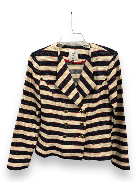 Blazer By Cabi In Striped Pattern, Size: S