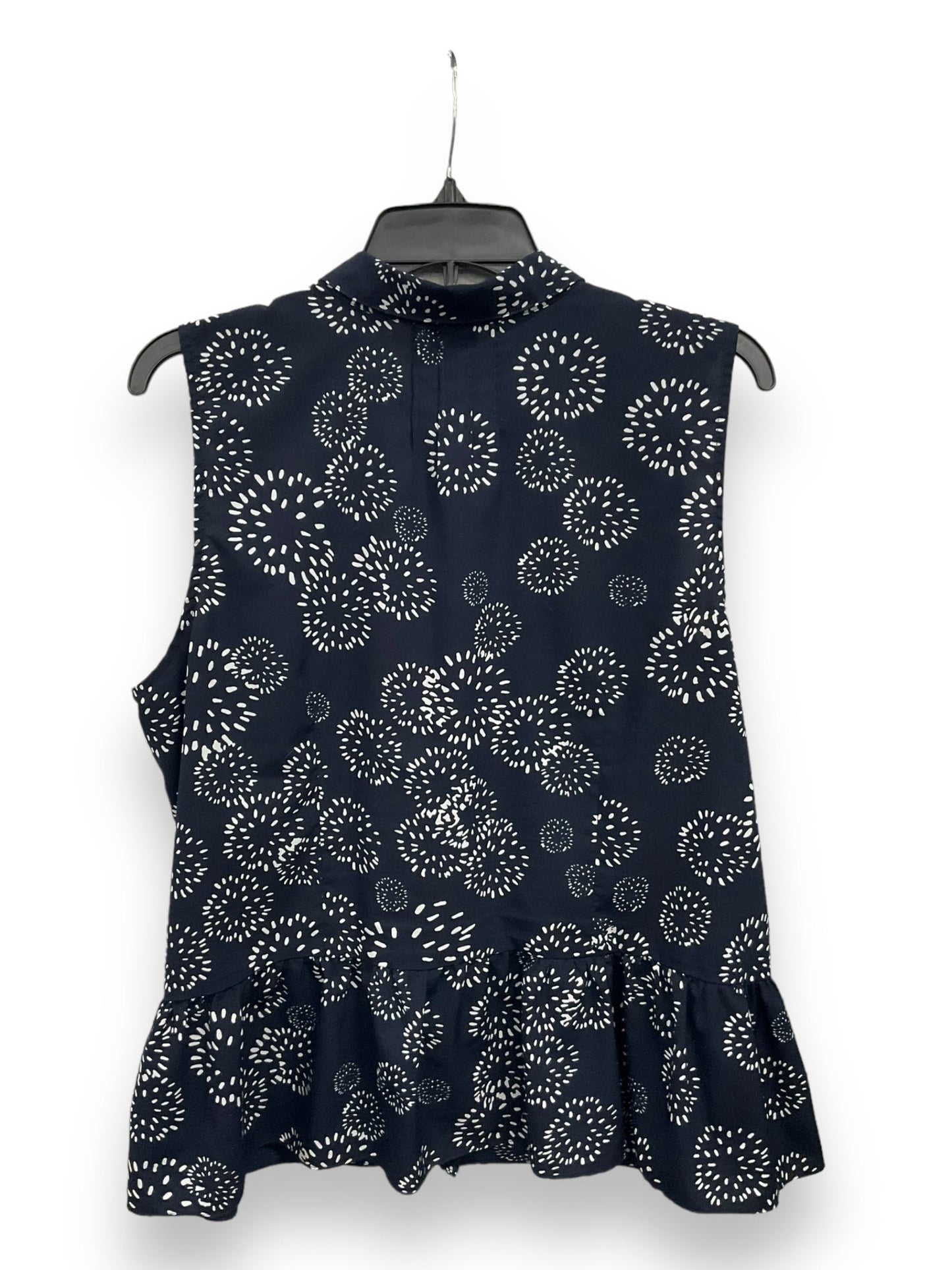 Top Sleeveless By Cabi In Blue, Size: Xl