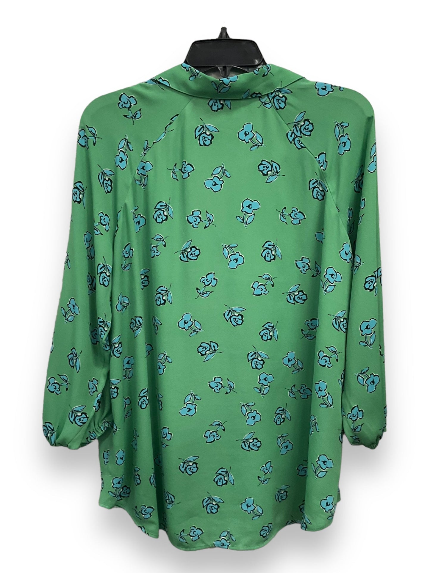 Blouse Long Sleeve By Cabi In Green, Size: M