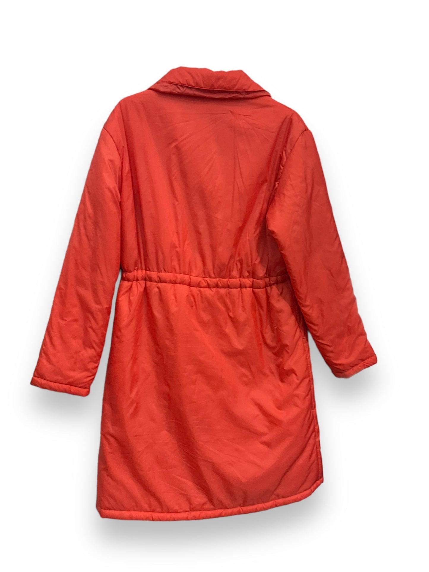 Coat Puffer & Quilted By Maeve In Orange, Size: S