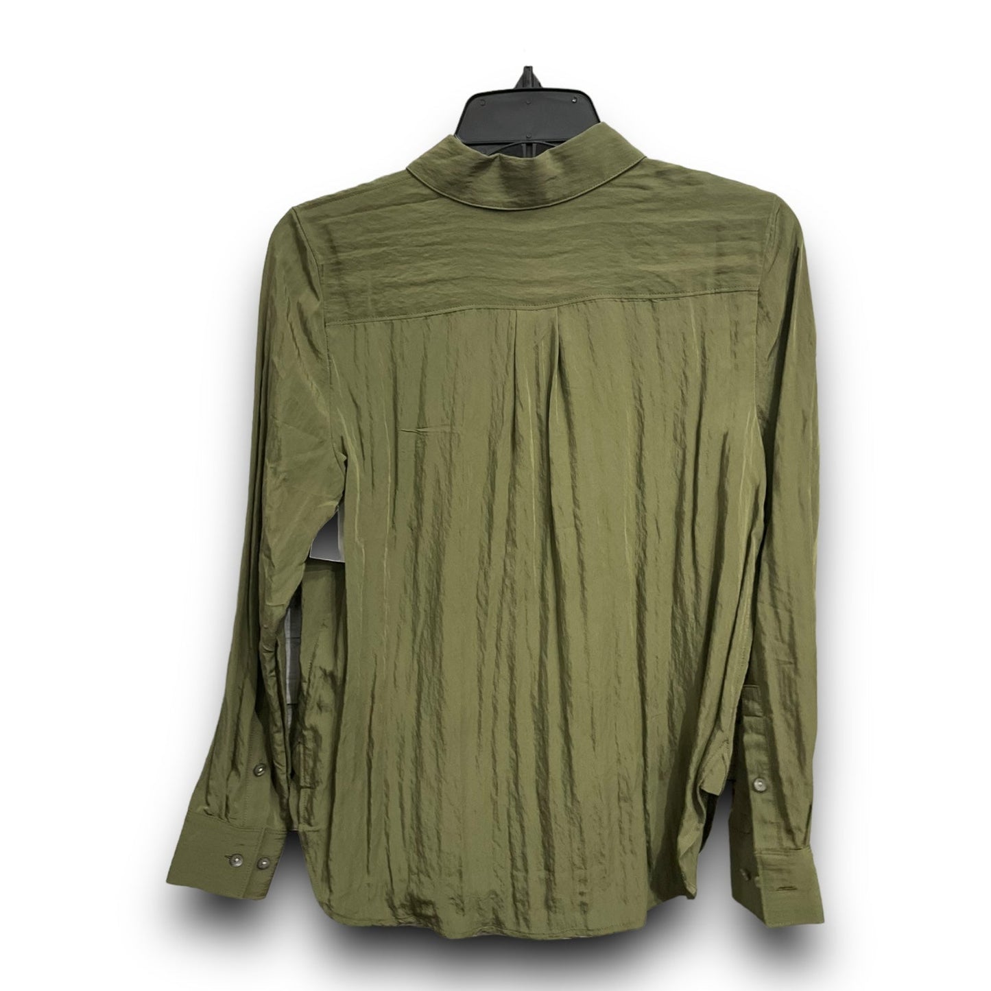 Blouse Long Sleeve By Madewell In Green, Size: S