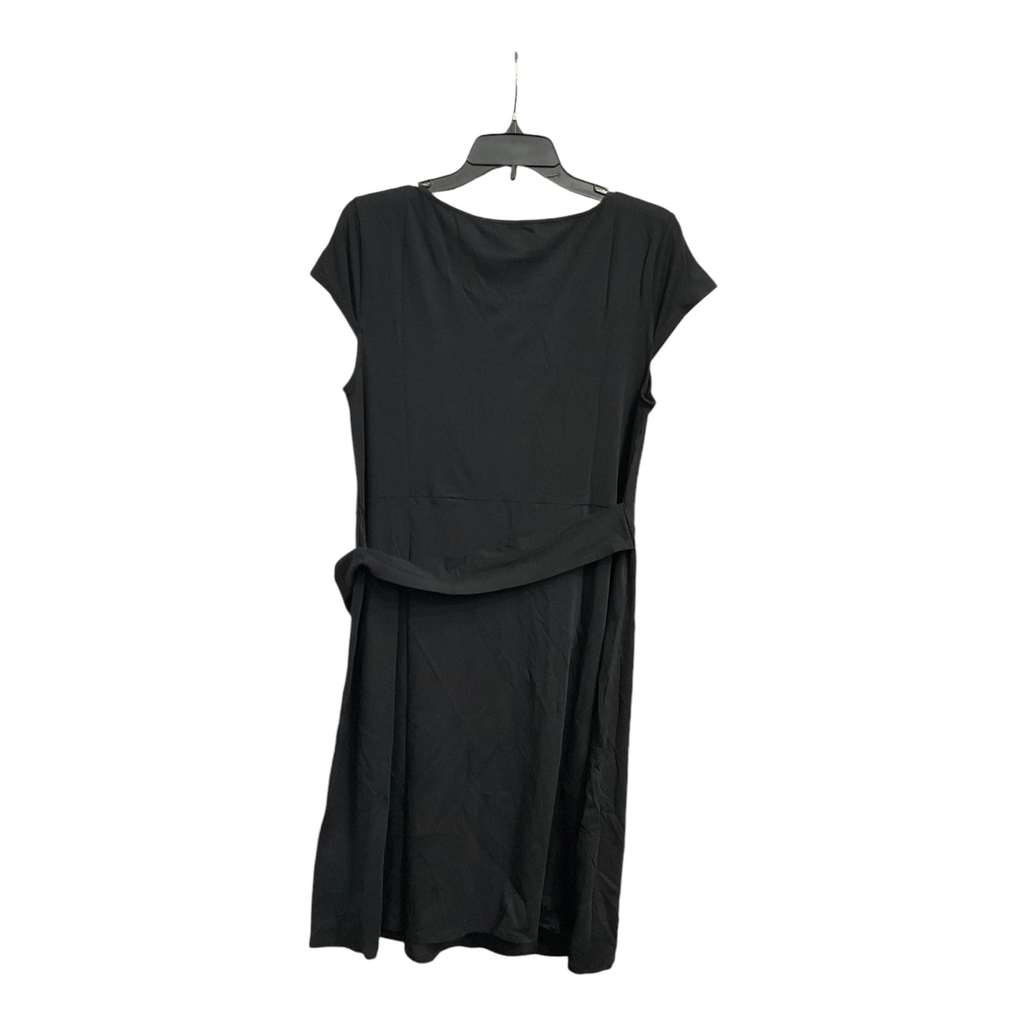 Dress Casual Midi By Lands End In Black, Size: M