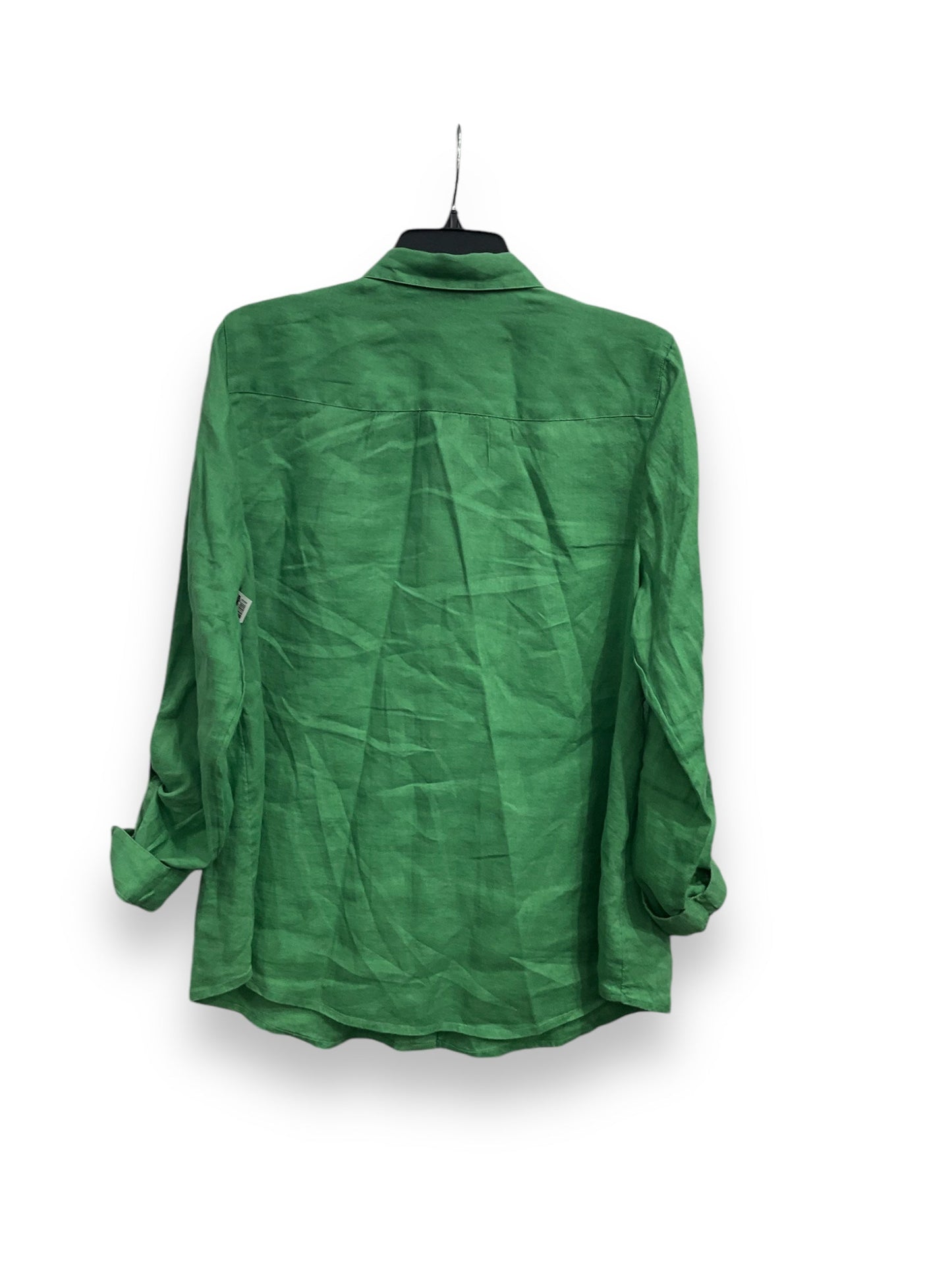 Top Long Sleeve By J. Jill In Green, Size: M