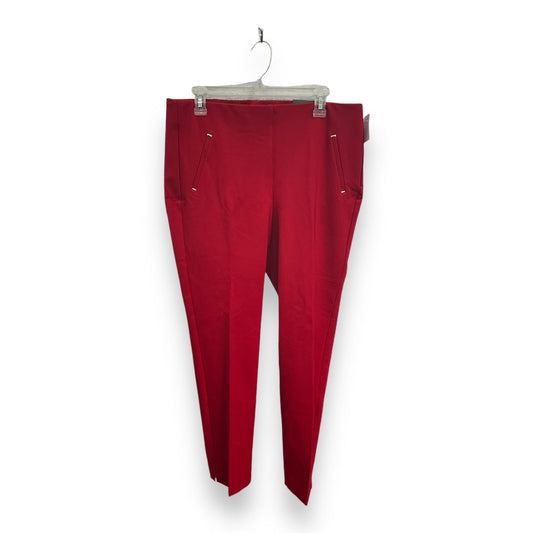 Pants Leggings By Chicos In Red, Size: 12p