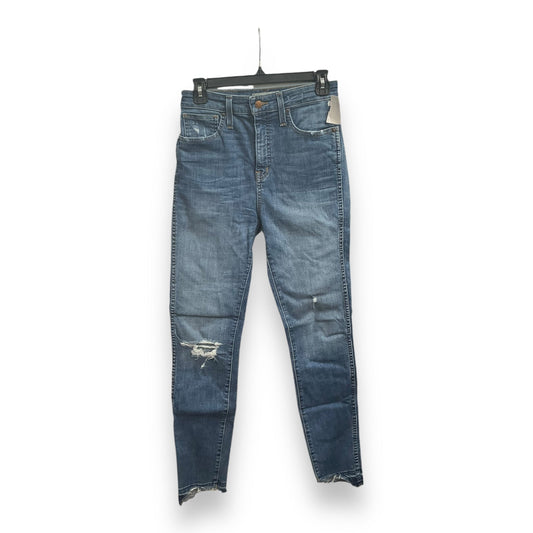 Jeans Straight By Madewell In Blue Denim, Size: 4