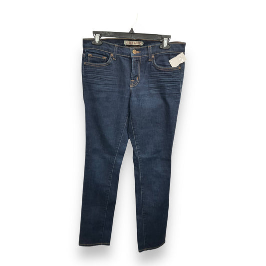 Jeans Straight By J Brand In Blue Denim, Size: 6