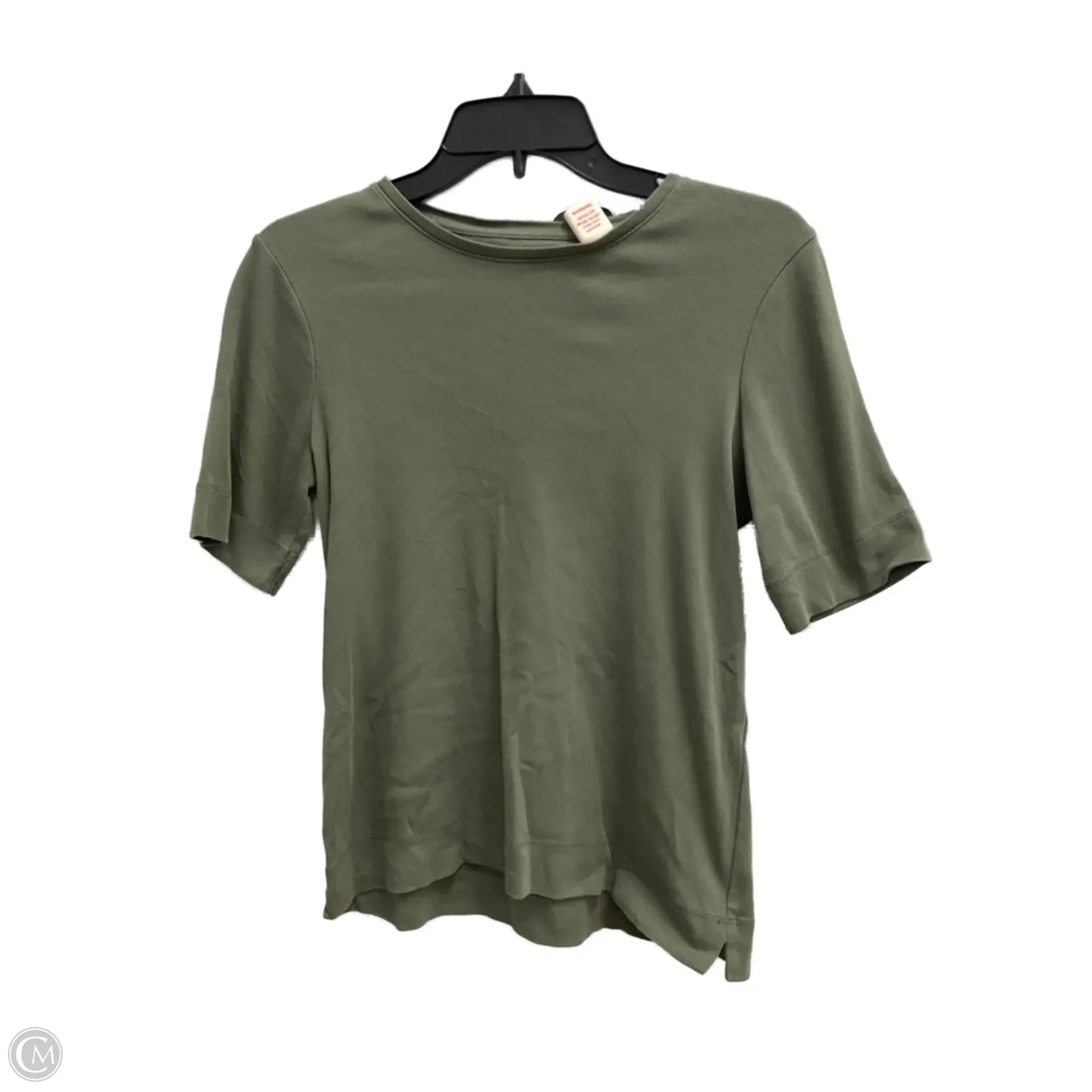 Top Short Sleeve Basic By Chicos In Green, Size: Xs