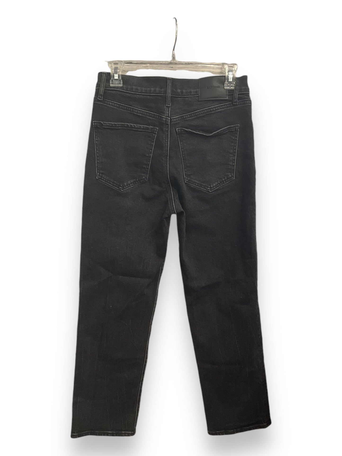 Jeans Straight By Express In Black, Size: S