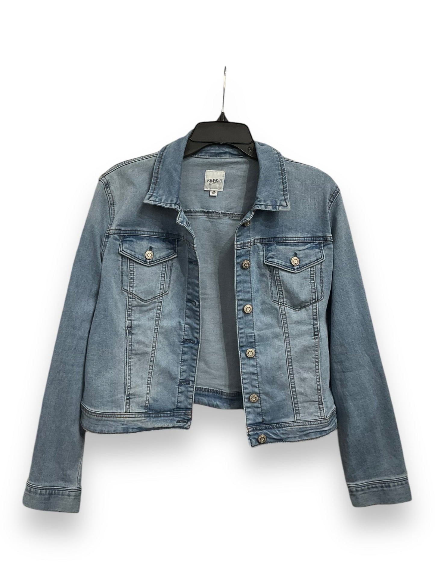 Jacket Denim By Kensie In Blue Denim, Size: M