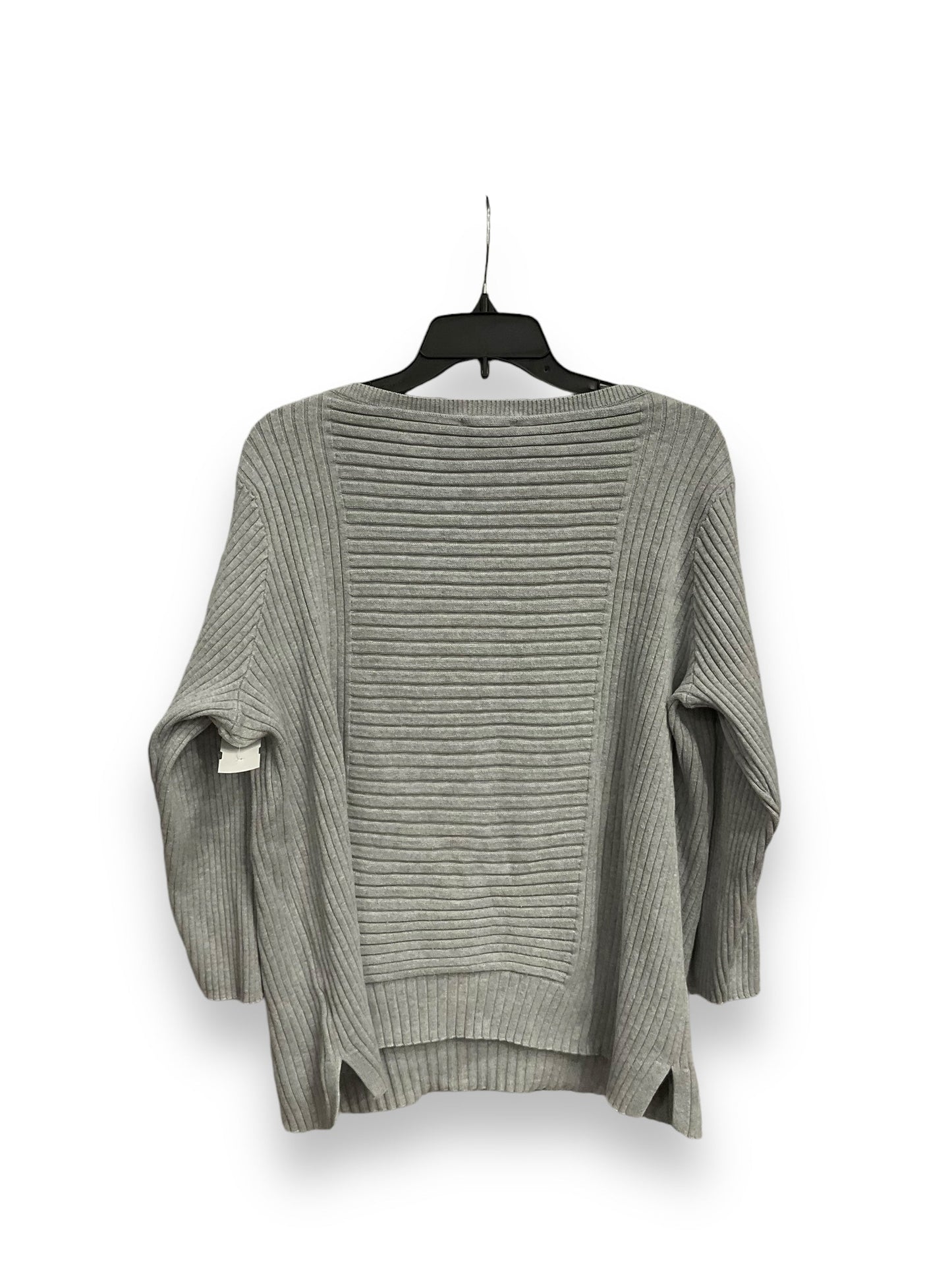 Sweater By Lands End In Grey, Size: 2x