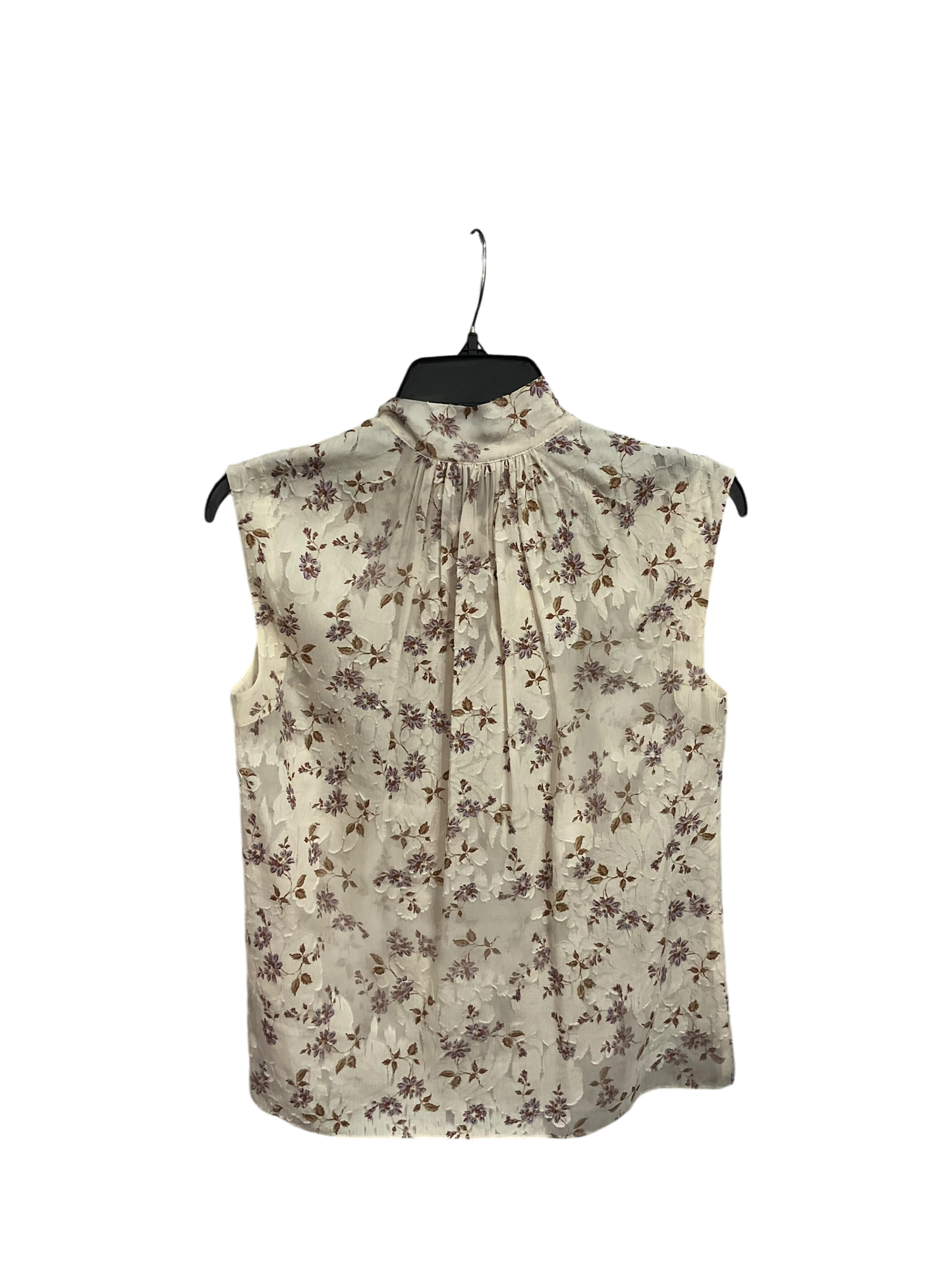 Top Sleeveless By Rebecca Taylor In Floral Print, Size: Xs