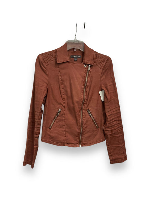 Jacket Moto By Level 99 In Brown, Size: S