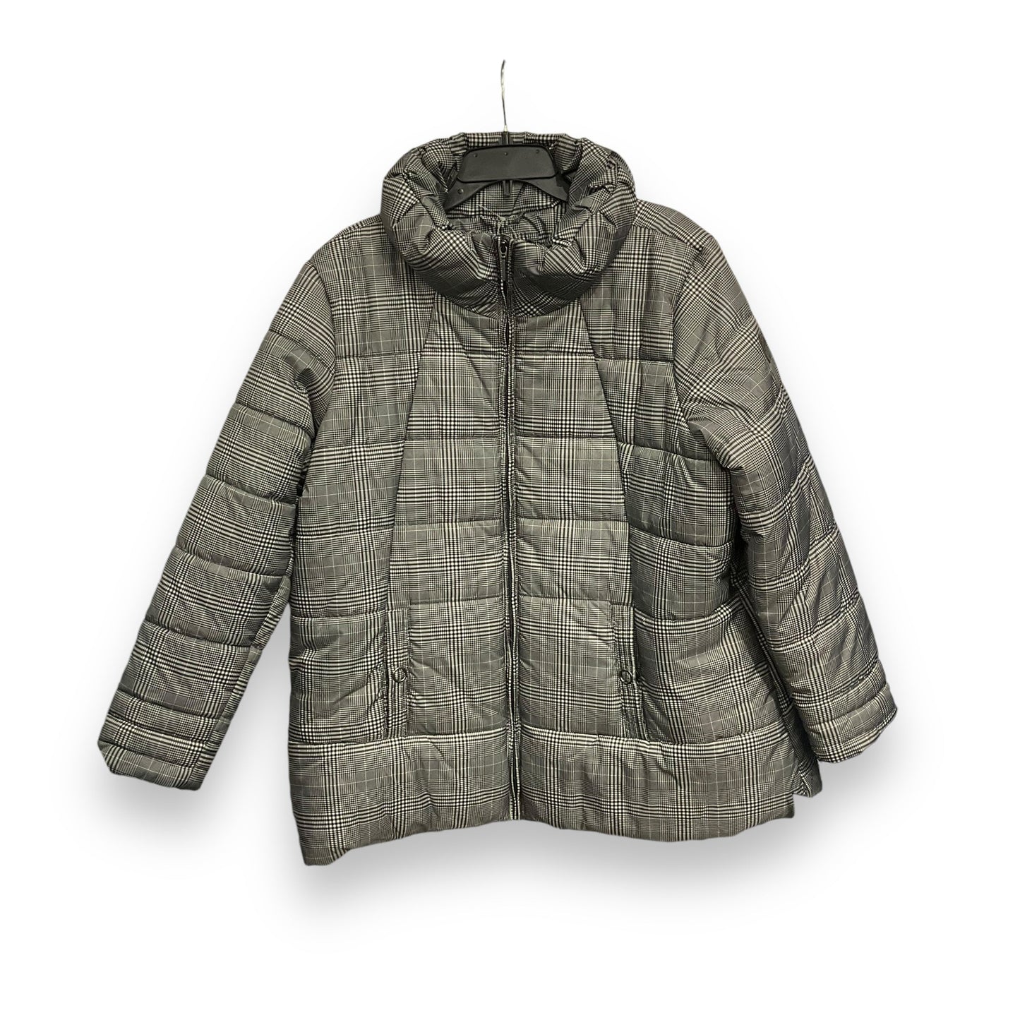 Jacket Puffer & Quilted By Weatherproof In Grey, Size: 3x