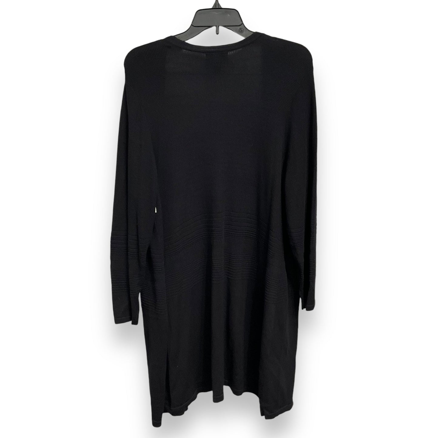 Cardigan By Alfani In Black, Size: 1x