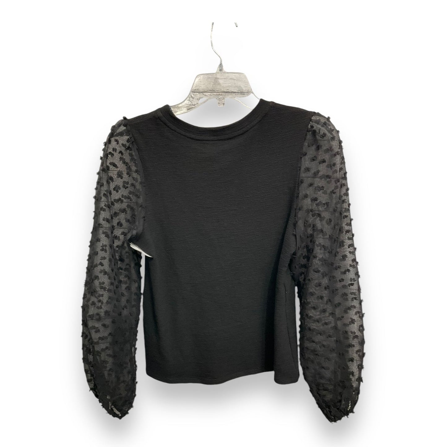 Top Long Sleeve Basic By Anthropologie In Black, Size: Xs