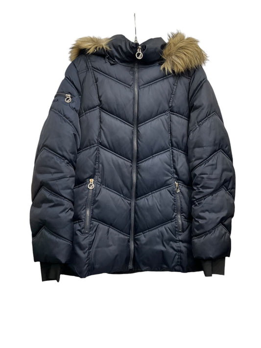 Jacket Puffer & Quilted By Nautica In Blue, Size: L