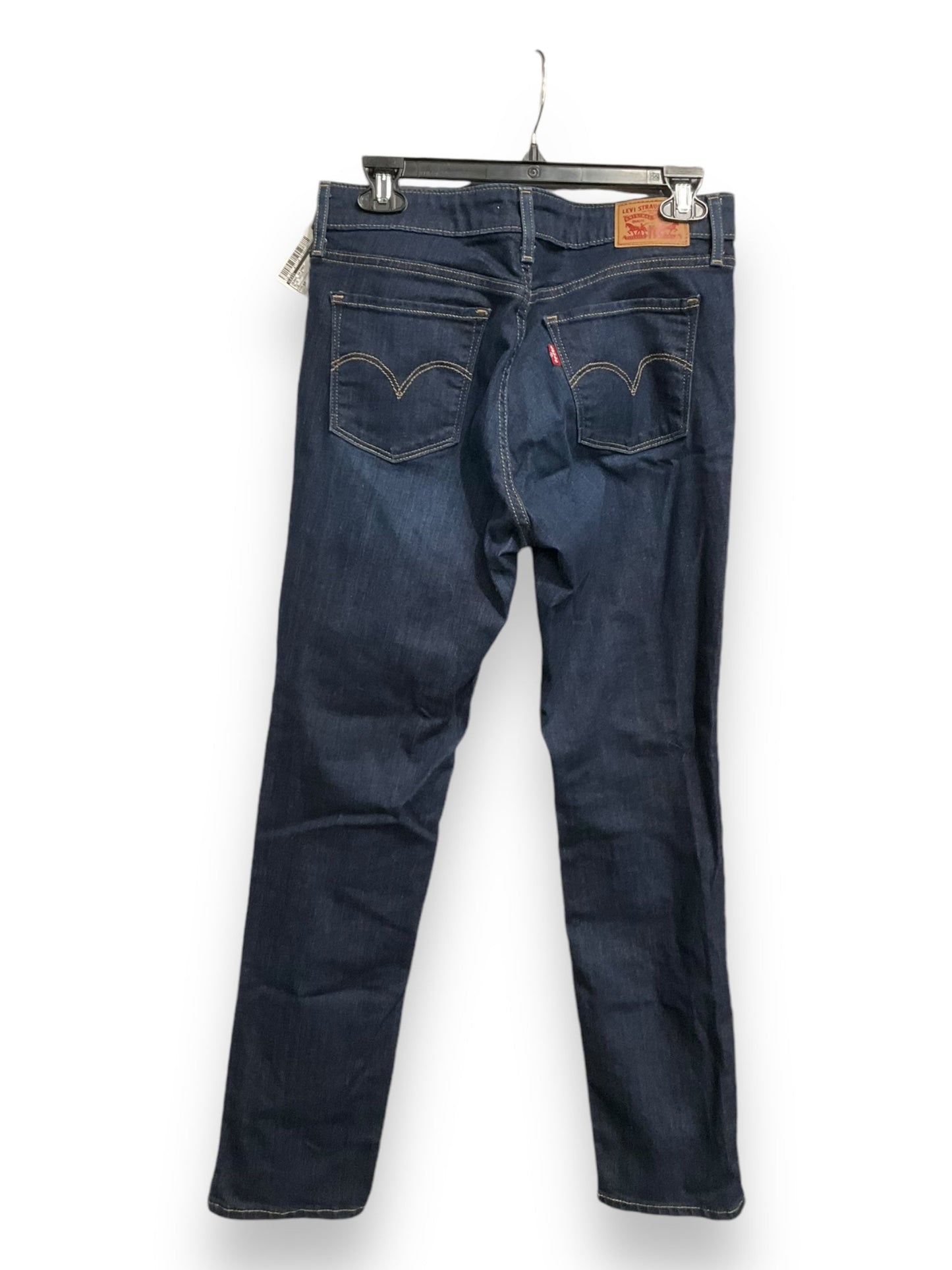 Jeans Skinny By Levis In Blue Denim, Size: 10