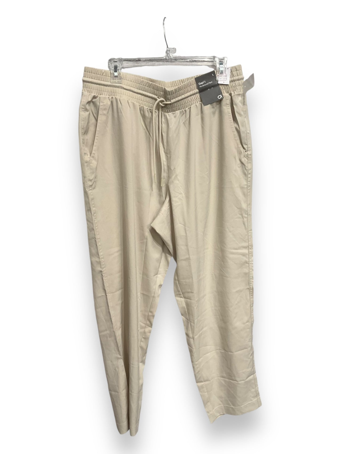 Athletic Pants By Gapfit In Cream, Size: L