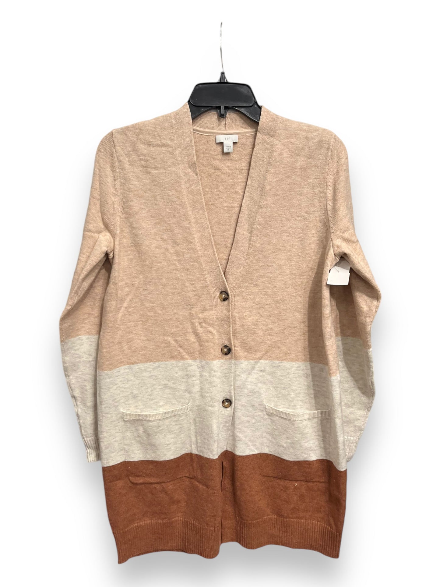 Cardigan By J. Jill In Brown, Size: Xs