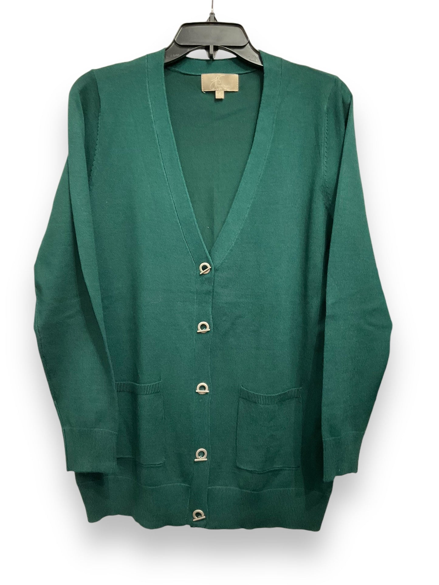 Cardigan By Joan Vass In Green, Size: M