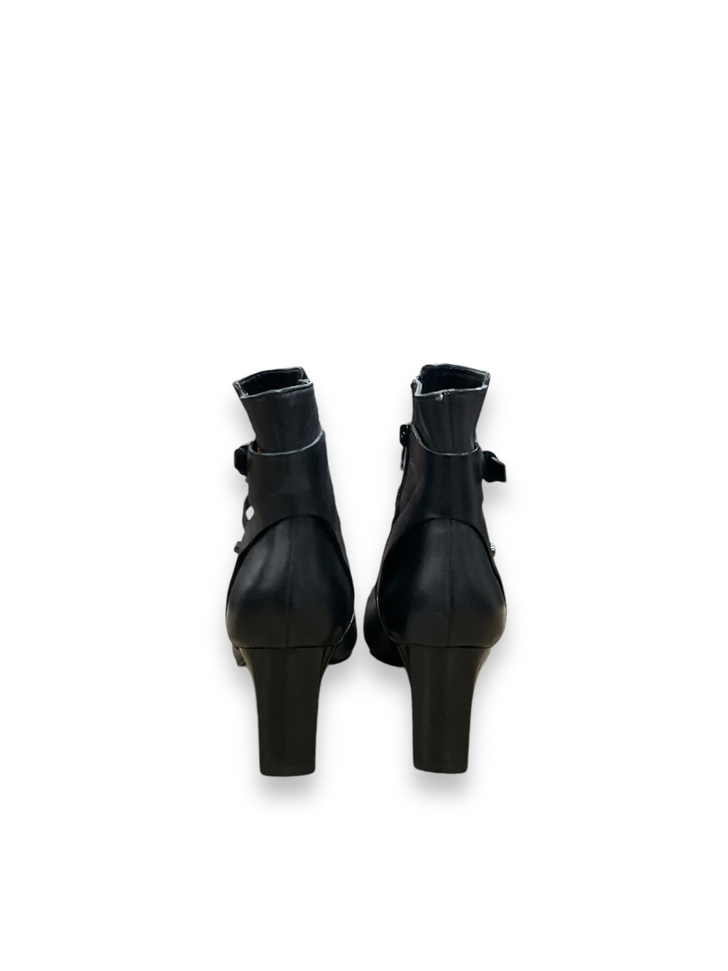 Boots Ankle Heels By Lauren By Ralph Lauren In Black, Size: 8