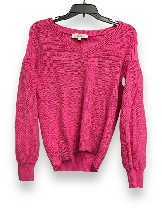 Sweater By Loft In Pink, Size: M