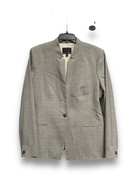 Blazer By Banana Republic In Grey, Size: Xl