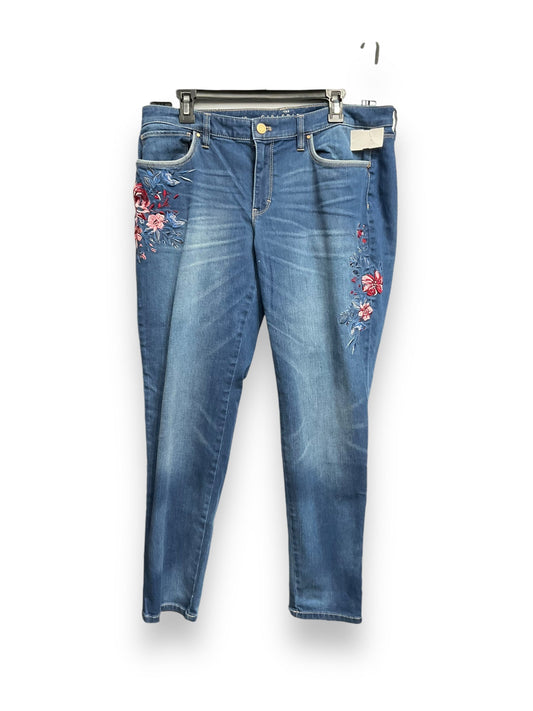 Jeans Skinny By White House Black Market In Blue Denim, Size: 12