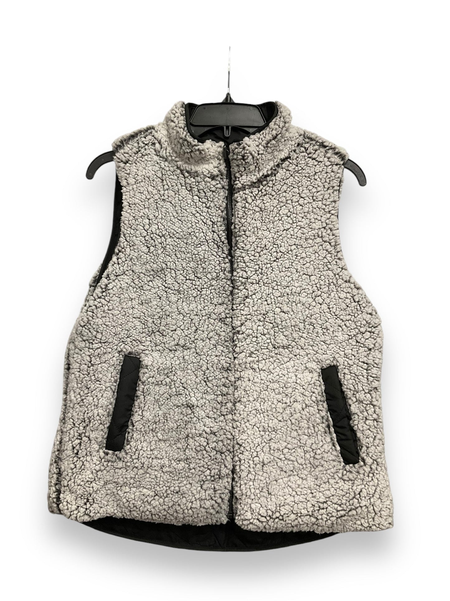 Vest Faux Fur & Sherpa By Blue Rain In Black, Size: M