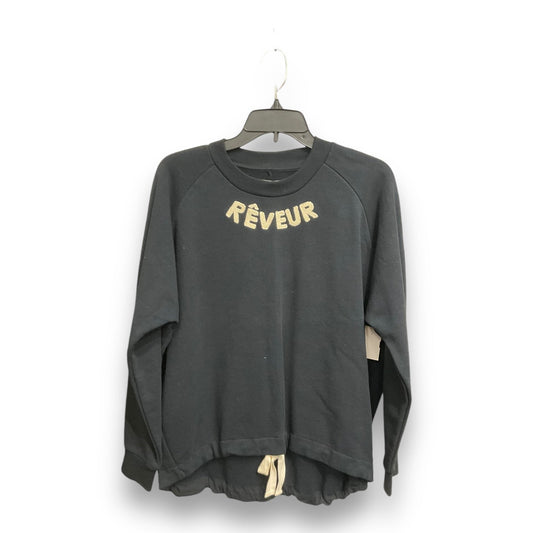 Sweatshirt Crewneck By Madewell In Black, Size: S