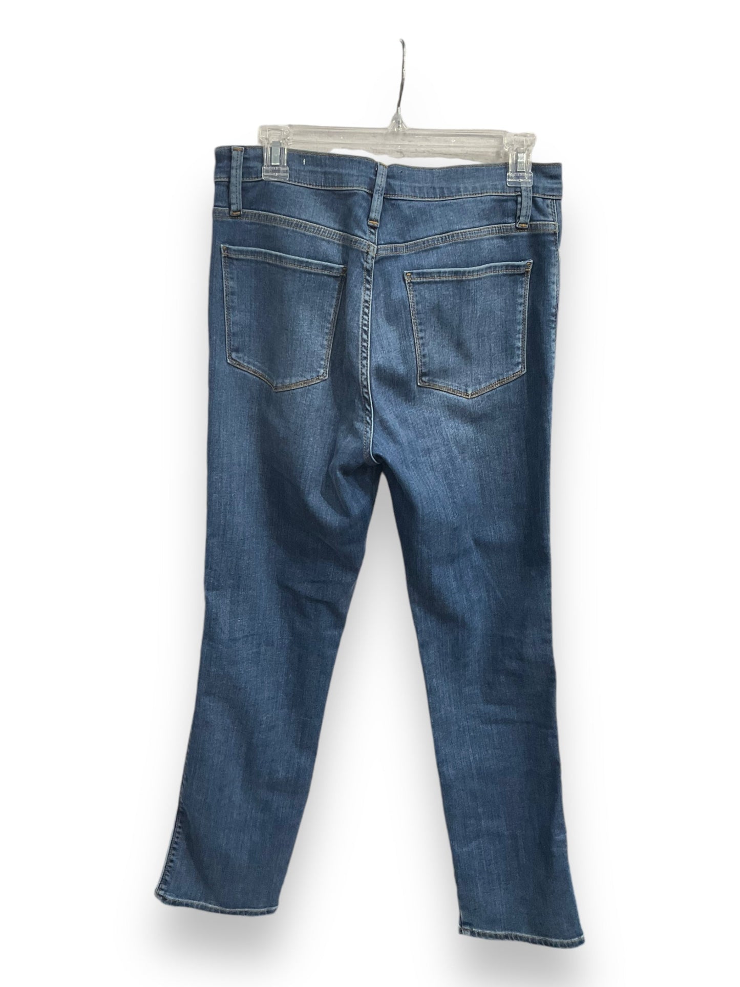 Jeans Skinny By Frame In Blue Denim, Size: 8