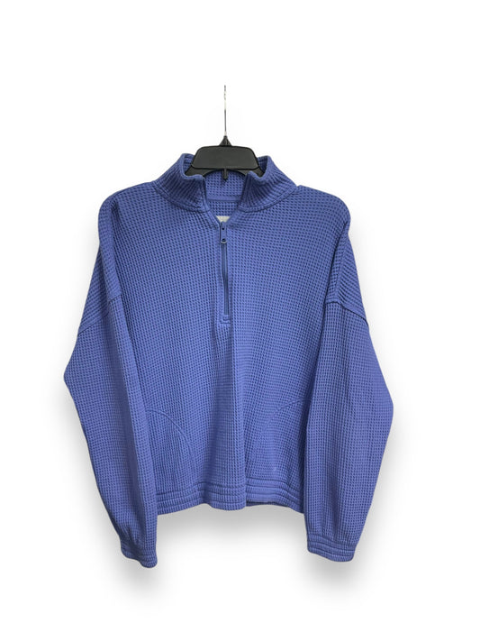 Top Long Sleeve By Aerie In Blue, Size: M