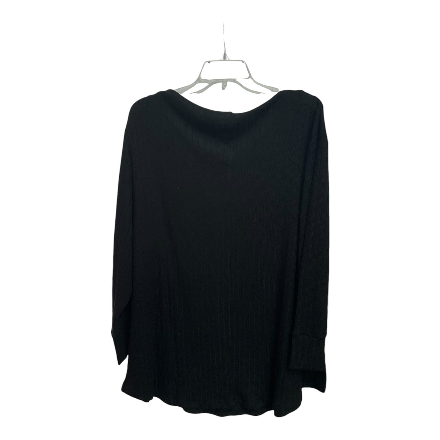 Top Long Sleeve Basic By Lane Bryant In Black, Size: 2x