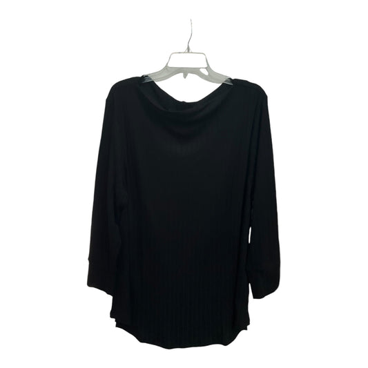 Top Long Sleeve Basic By Lane Bryant In Black, Size: 2x